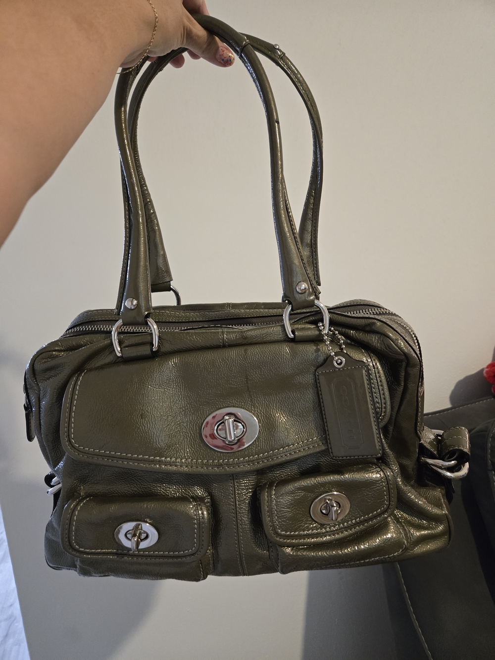 Coach Bleeker Street Legacy Peyton Satchel F13051
